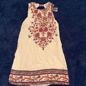 Small ecoté floral print dress